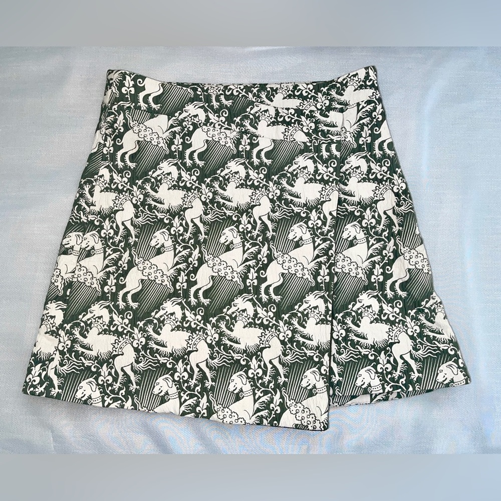 Tory Burch Dragon Print Skirt